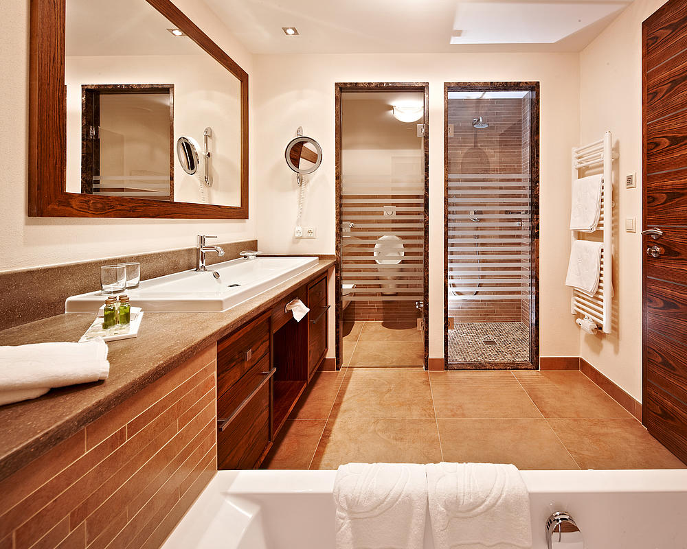 Bathroom in Apartment Gamskar-Kristallspitze