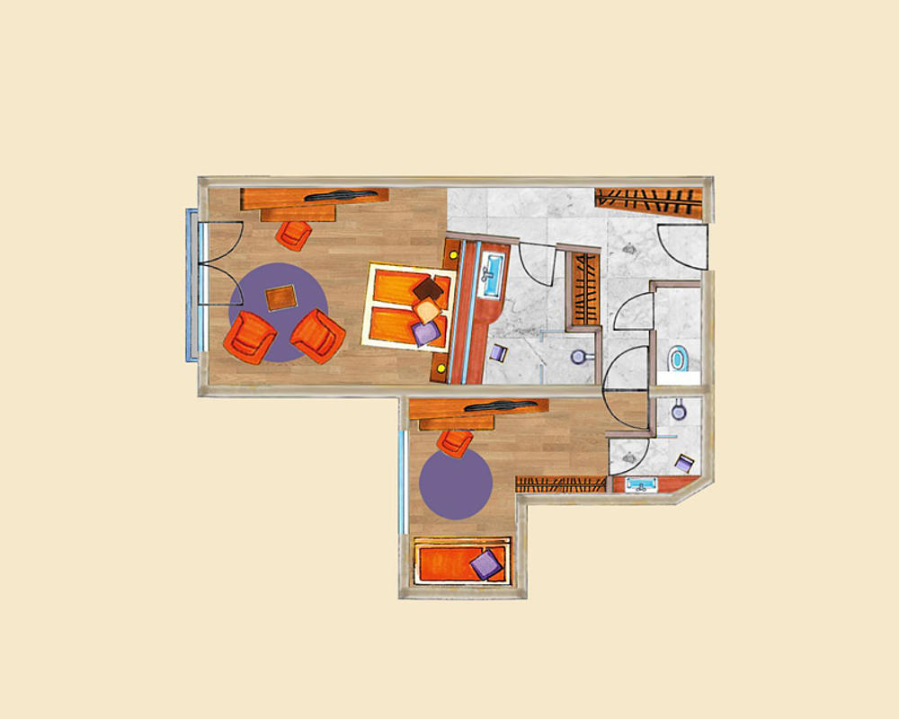 Floor plan of Apartment Tirol de Luxe